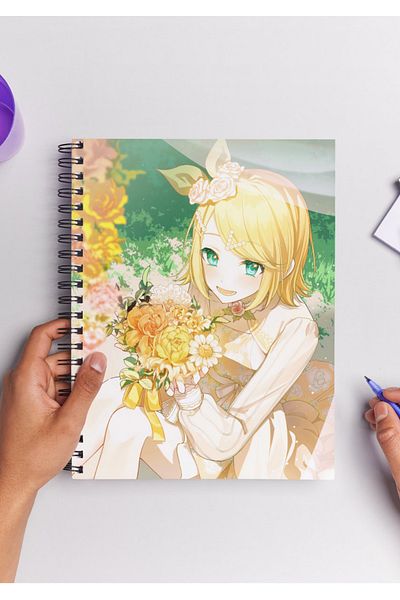 Home Project Sekai Rin Anime Spiral A5 Notebook - 50 Sheets