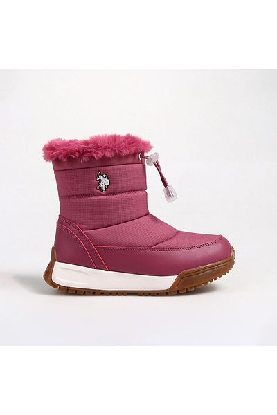 U.S. Polo Assn. Πόλο Ασν. Βροχερά ροζ παπούτσια εξωτερικού χώρου για κορίτσια