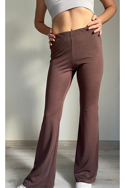 VOL High Waist Spanish Leg Jersey Pants