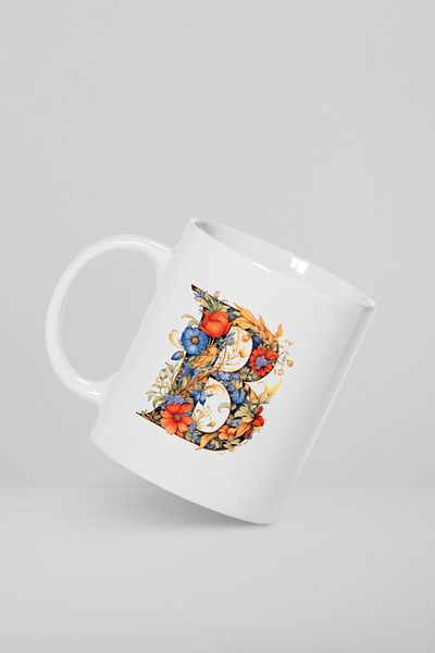 feinas Letters Porcelain Mug Cup