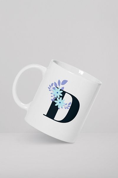 feinas Letters Porcelain Mug Cup