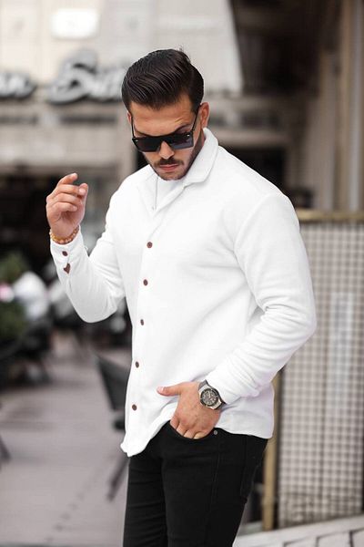 YUNED Men's Fleece Shirt