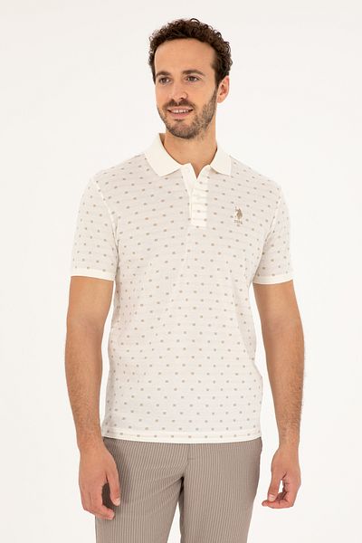 U.S. Polo Assn. Ανδρικό T-Shirt Ecru 50282501-VR019