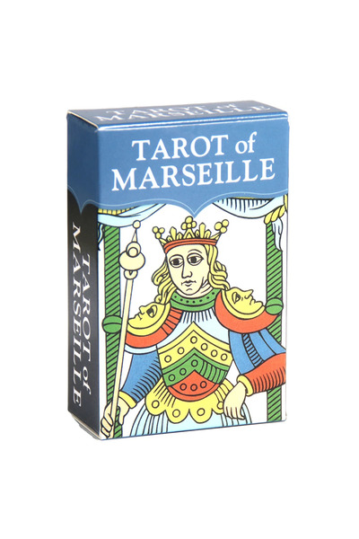 Choice WHITE Tarot of Marseille Mini Marseille Tarot 78 Cards Deck Pocket Board Game