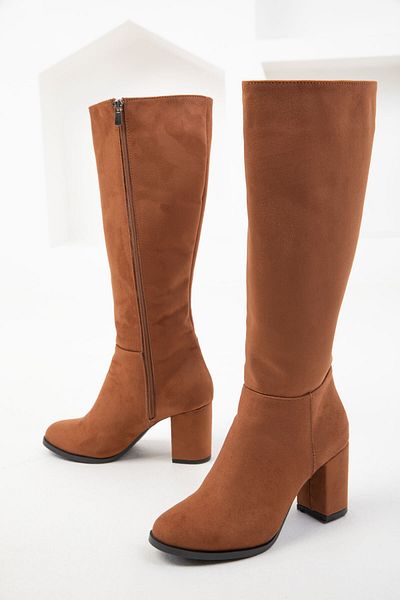 SOHO Dámské semišové boty Tan Suede – model 17548