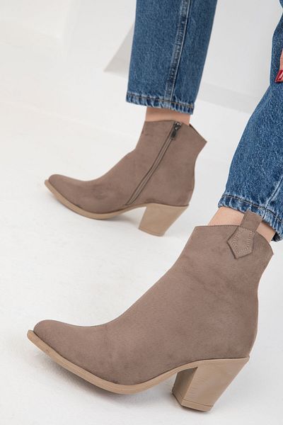 SOHO Norkové semišové dámské boty - 19779 Model Bootie