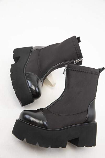 SOHO Μαύρες γυναικείες μπότες - 19855 Model Bootie