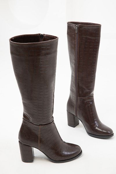 SOHO Braune Krako-Stiefel für Damen – 17548