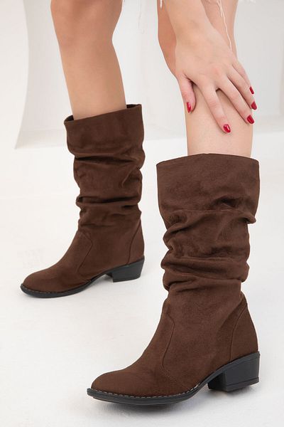 SOHO Brown Suede 15331 Boots&Bootie
