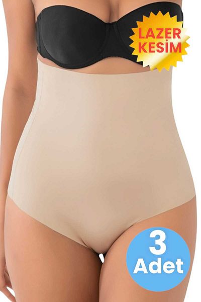 Uniquetrenders Women's Laser Cut Slimming and Tightening High Waist String Corset Set of 3