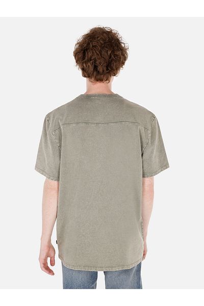 Colin's Tricou verde cu mânecă scurtă pentru bărbați, cu gât rotund, Cl 1070565