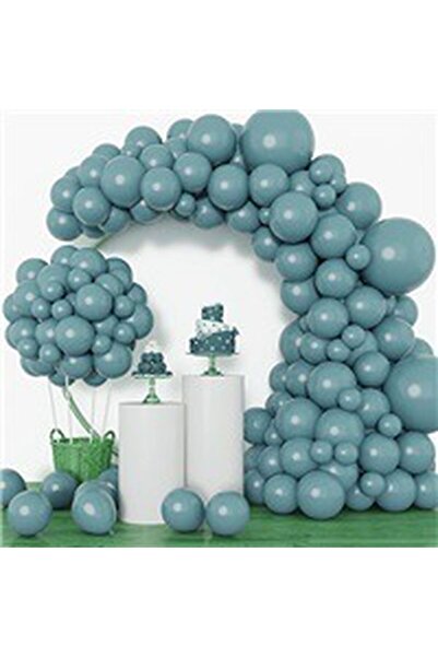 DÜVENCİ TİCARET سلسلة بالونات باستيل بلون سادة 100 قطعة