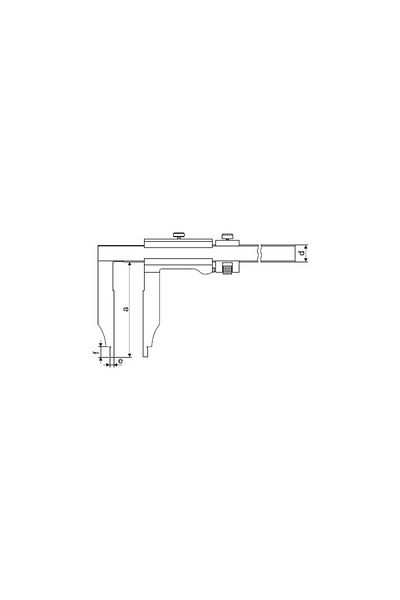 Shan C100-8002 Single Jaw Mechanical Caliper 0-800 mm