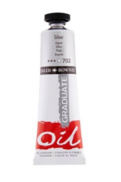 Daler Rowney Graduate 38 ml Yağlı Boya 702 Silver