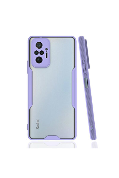 Nettech Xiaomi Redmi Note 10 Pro 4g Uyumlu Platin Seri Arka Koruma Kılıf - Lila