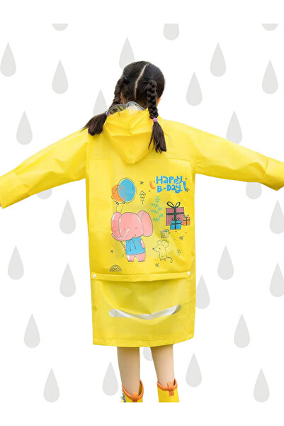 Casabony Yellow Unisex Children's Raincoat