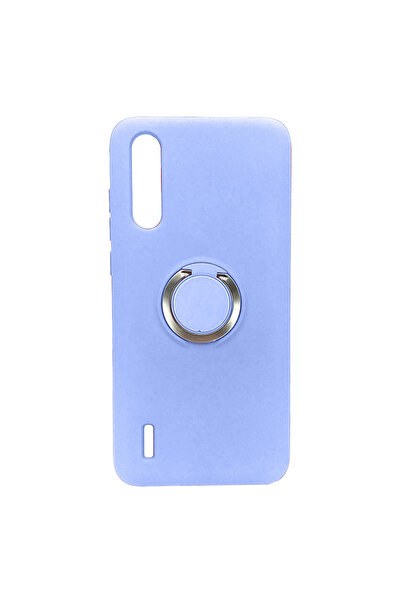 Nettech Xiaomi Mi A3 Lite Uyumlu Nano Ring Arka Koruma Kılıf - Mor