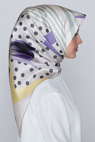 Armine Φουλάρι Twill Silk Nostalgia - 18ya7297 8 81