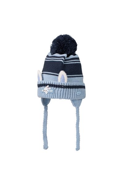 Kitti Kit -Boy's Beanie with Fleece Inside 1-4 Years (120-07)