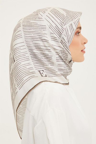 Armine 23ya8942 Model Twill Eșarfă de mătase - 6 01