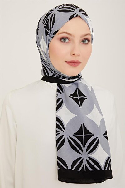 Armine Trend Laurel Shawl 6347-2-01 Gray White