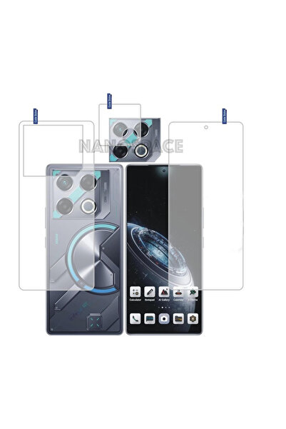 NANOSPACE Infinix Gt 20 Pro İle Uyumlu Tam Koruma Nano Esnek Cam Seti Kamera ...