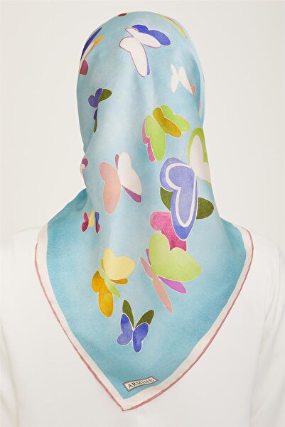 Armine Sura Silk Scarf - 24Ya9146 2 32 Model