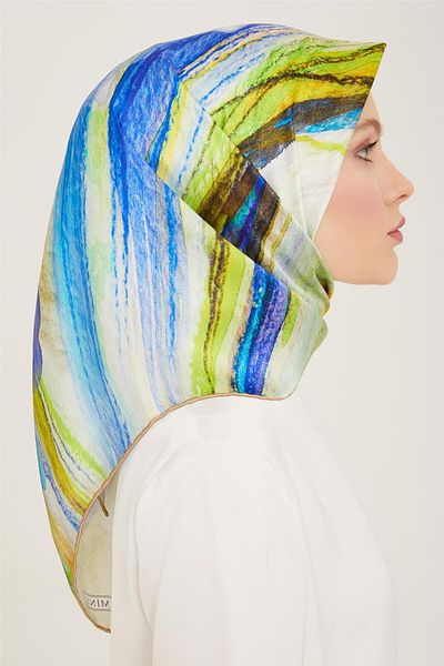 Armine Twill Silk Scarf 24Ya9102 52 83