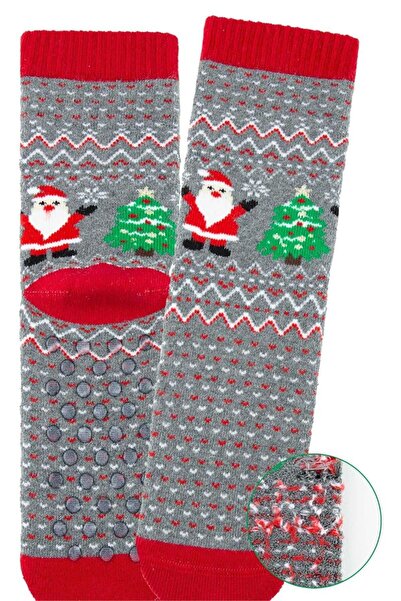 MEM SOCKS 3-х комплект новорічних дитячих рушників-шкарпеток