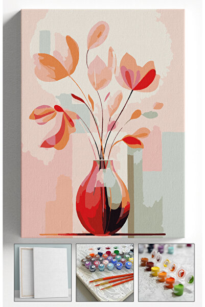 Sulepas Sayılarla Boyama Çerçeveli Hobi Seti Numaralı Tuval Fırça Boya Dahil ...