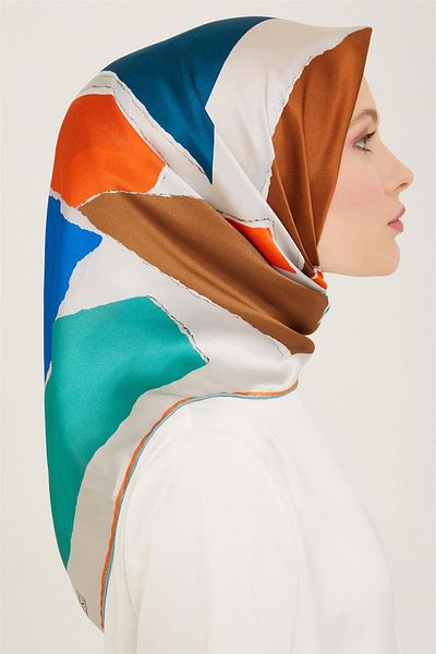 Armine Twill Silk Scarf 24Ya9125 83 83