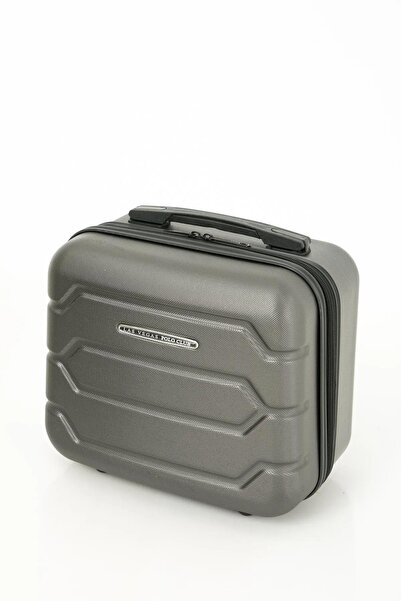 Monte Lui حقيبة مكياج نسائية أنثراسايت - موديل 110