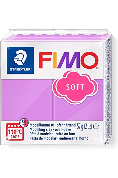 Staedtler Fimo Polimer Kil 57gr Soft Modelleme Kili Lavanta / 8020-62 07