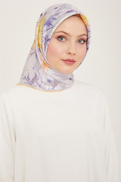 Armine Μεταξωτό κασκόλ Sura 24ya9129 85 85