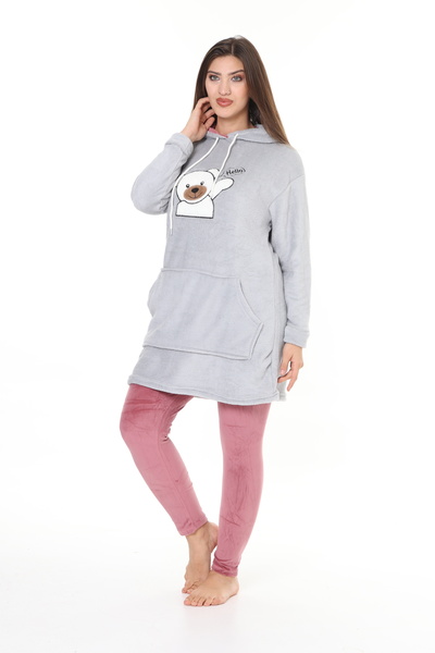 mervemoda ЖІНОЧІ ПЛЮШЕВІ КОЛГОТКИ 2-КОМПОНЕНТНИЙ КОСТЮМ