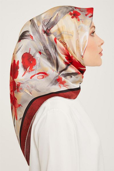 Armine Twill Silk Scarf 23ka9018 51