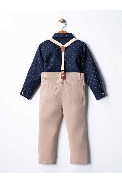 Çelix Kids Bebek&Çocuk Salopet Takım Gömlek Pantolon Papyon