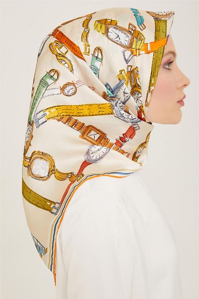 Armine Μεταξωτό κασκόλ Twill 24ya9141 80 31