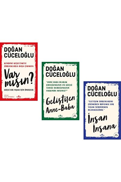 Kronik Kitap Var Mısın? - Insan Insana - Geliştiren Anne-baba 3 Kitap Set Doğ...