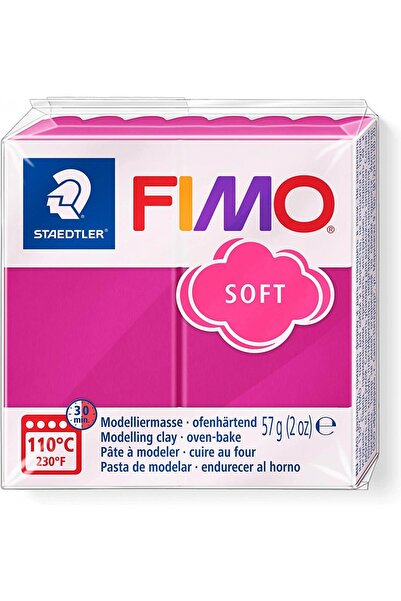 Staedtler Fimo Polimer Kil 57gr Soft Modelleme Kili Ahududu / 8020-22 07
