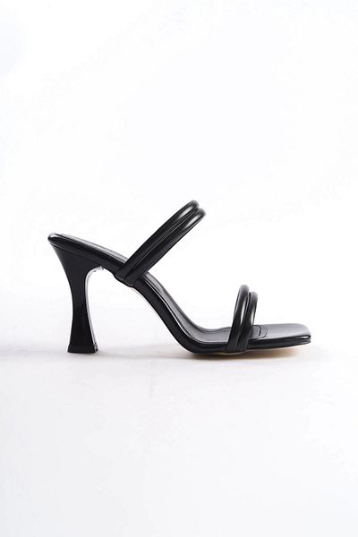 TB Terzi Bey Women's Design Black Style Slippers
