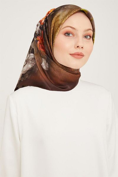 Armine Twill Μεταξωτό Κασκόλ 23ka9025 34