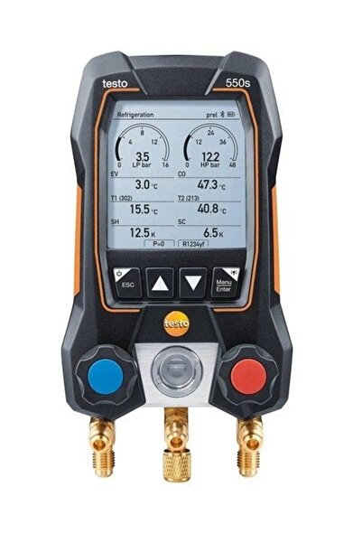 Testo 550s Akıllı Dijital Manifold Seti