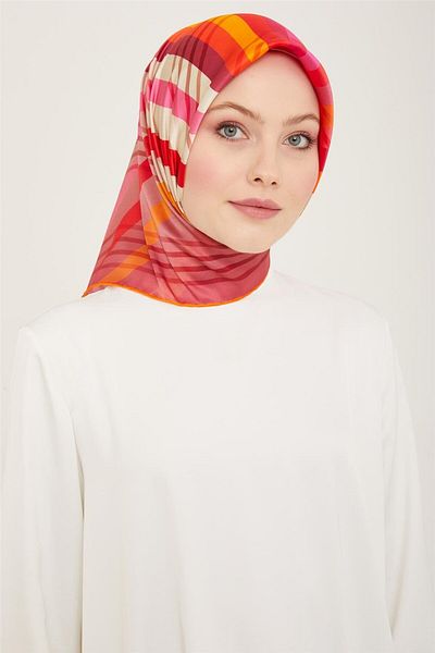Armine Twill Silk Scarf 24Ya9107 50 50