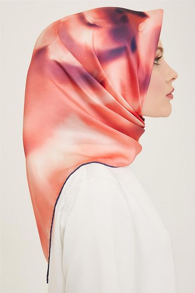 Armine Twill Silk Scarf 24Ya9124 82 82