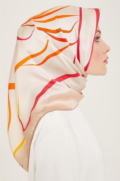 Armine Twill Silk Scarf 24Ya9115 31 02