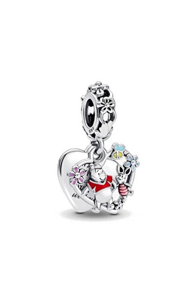 Zeich Aksesuar Disney Winnie The Pooh & Piglet Çift Sallantılı Charm