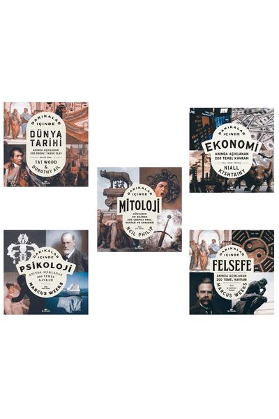 Kronik Kitap Dakikalar Içinde Ekonomi / Dakikalar Içinde Dünya Tarihi / Psiko...