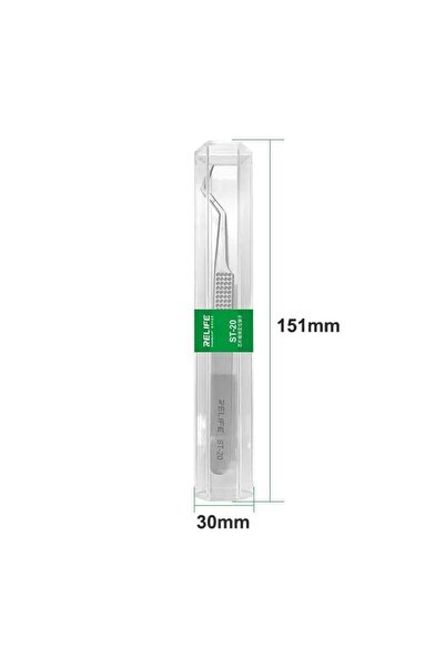 Generic Brand Relife St-20 Stainless Steel Precision Anti-Static Oblique Inte...