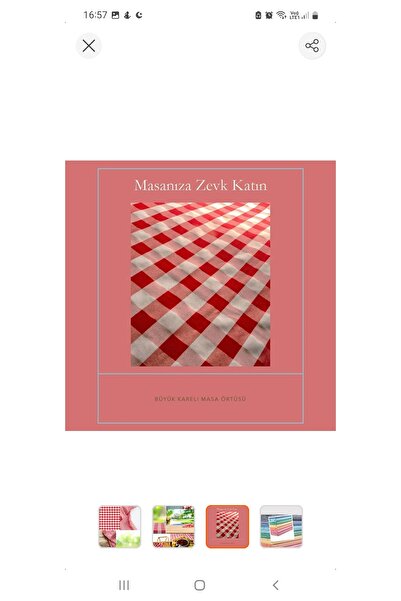 Berkut home 170*170cm Large Size Plaid Gingham Tied Tablecloth Table Picnic Multi-Purpose